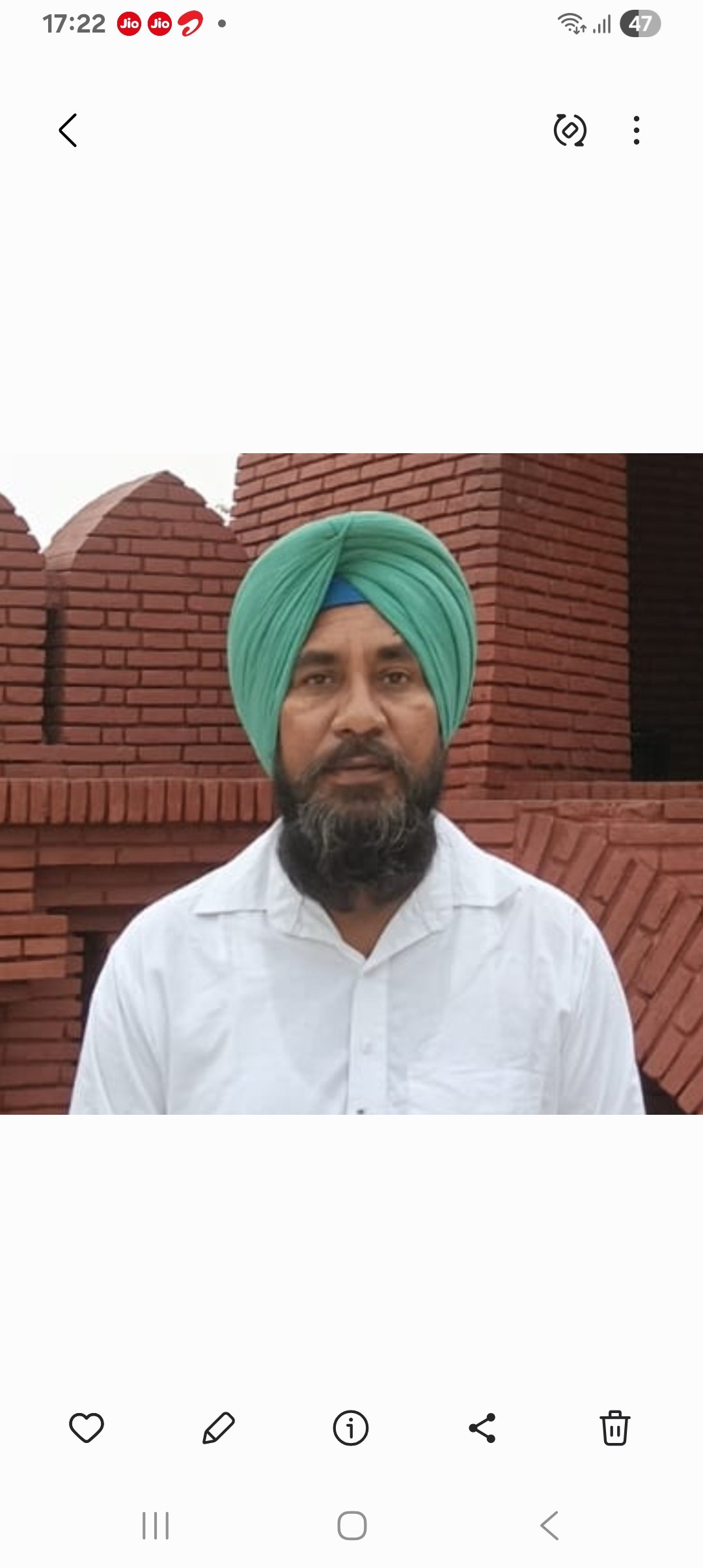 Sarpanch Tersem singh